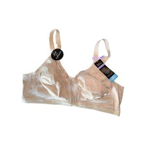 NWTs Bali Classic Support Bra Beige size 40D Cool Comfort Back Smoothing